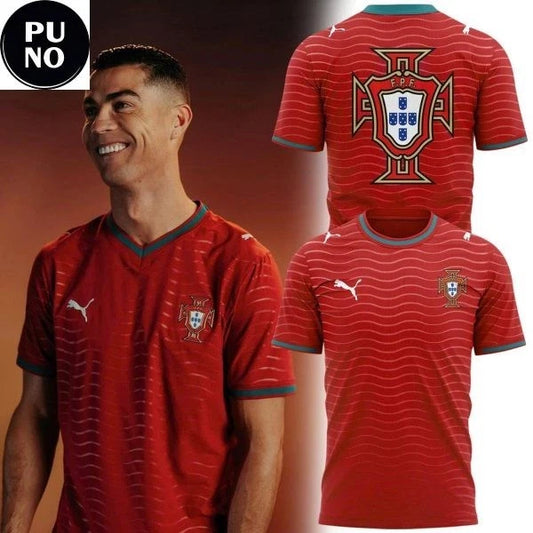 Portugal 2026 World Cup Home Red Shirt Gift For Fan Men Tee All Size S-5XL