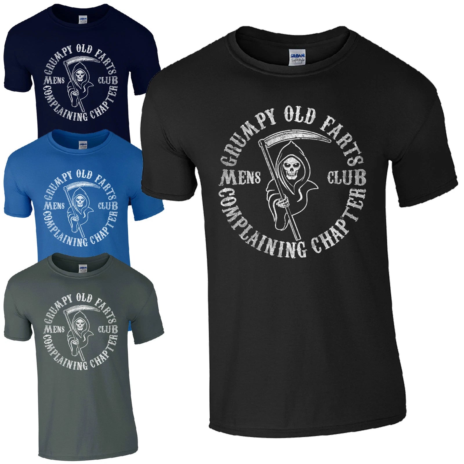 Grumpy Old Farts Complaining Chapter T-Shirt - Funny SOA Mens Club Joke Gift Top