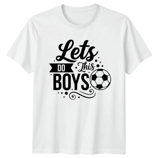 Lets Do This Boys Mens T-Shirt Boys Soccer Soccer Gift For Him