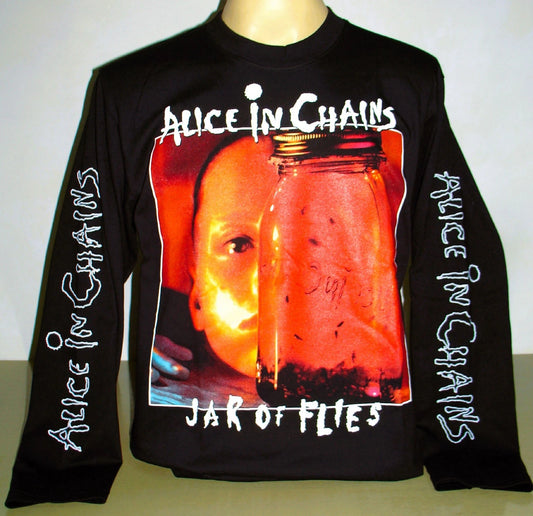 Alice In Chains Jar of Flies Long Sleeve T-Shirt Size S M L XL 2XL 3XL Rock Band