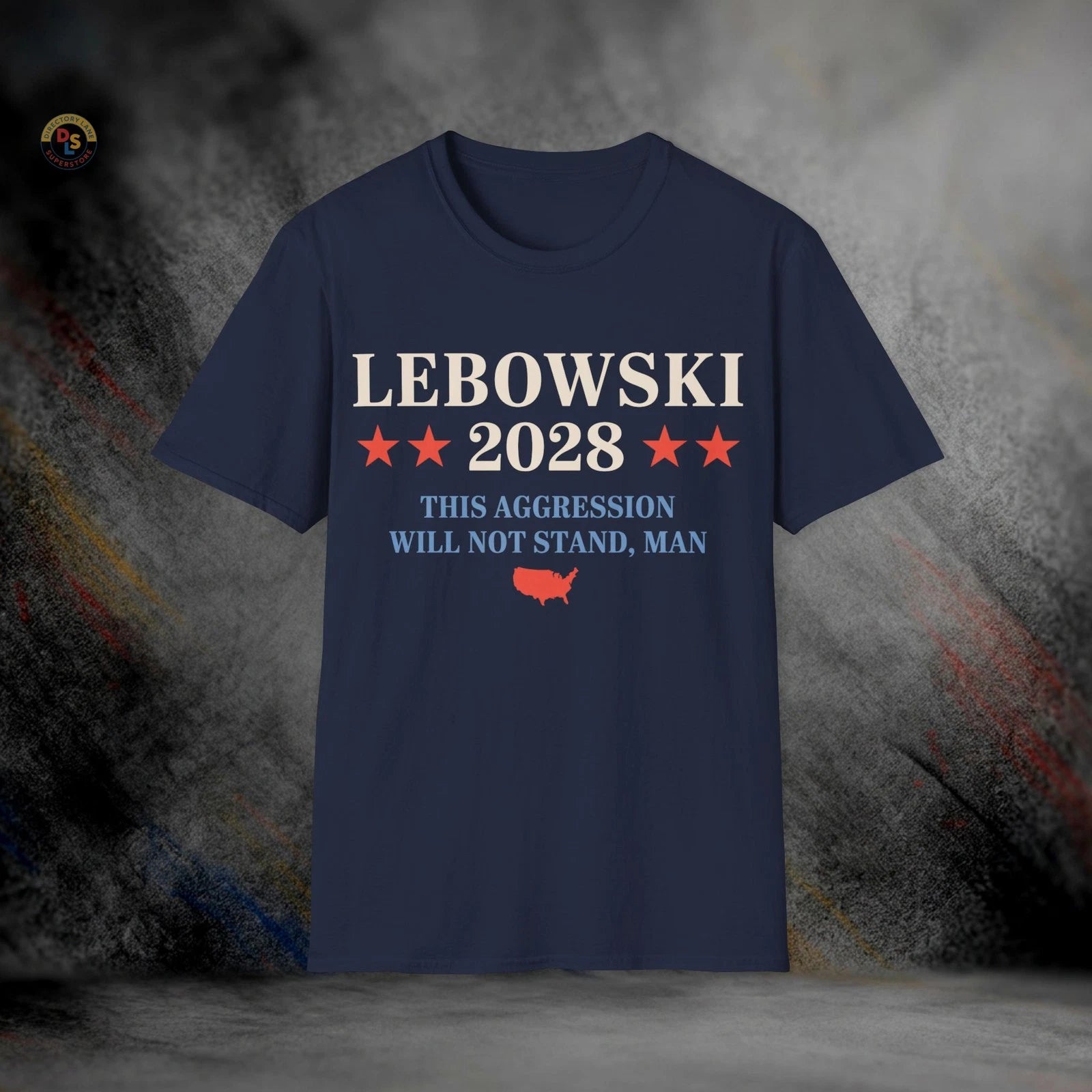 Lebowski 2028 This Agression Will Not Stand T-Shirt | Softstyle Tee