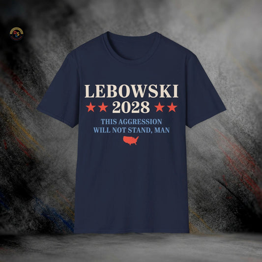 Lebowski 2028 This Agression Will Not Stand T-Shirt | Softstyle Tee