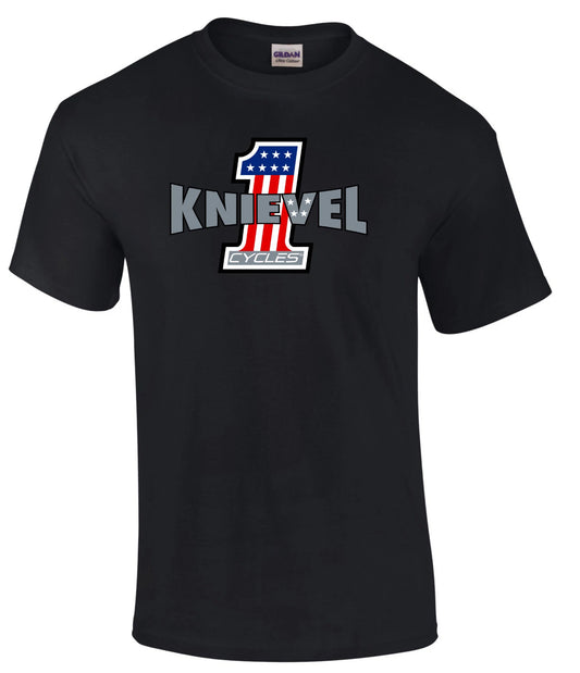 Evel Knieval Cycles Style  Motorcycle Printed T Shirt in 6 Sizes