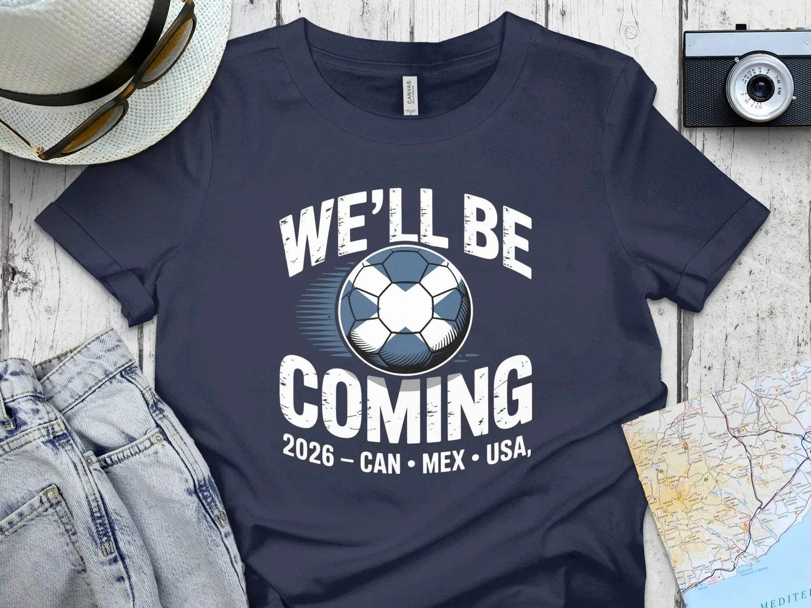 Scotland Football 2026 Celebration Soccer T-Shirt