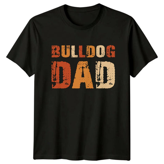 Bulldog Dad Mens T-Shirt Bulldog Dog Pet Fathers Day Gift For Him