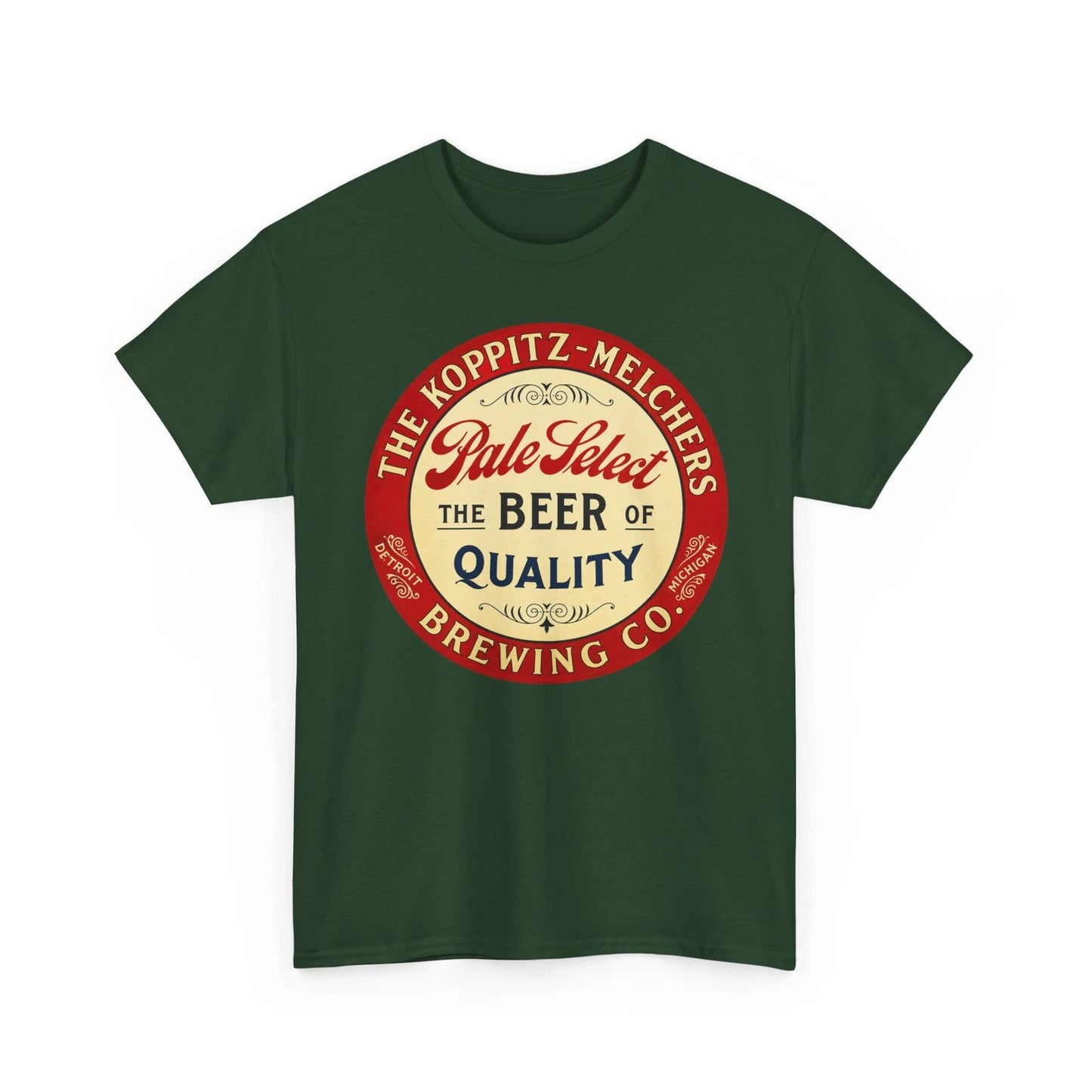 Koppitz-Melchers Brewing Co Detroit MI Pale Select Beer Retro Breweriana T-Shirt