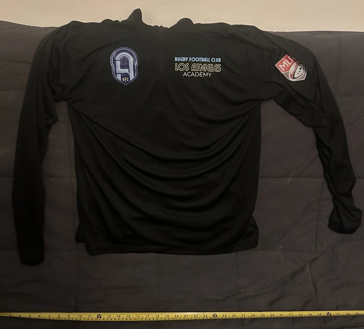 Los Angeles Rugby Football Club MLR Black RFC Academy Long Sleeve Men's L Rare