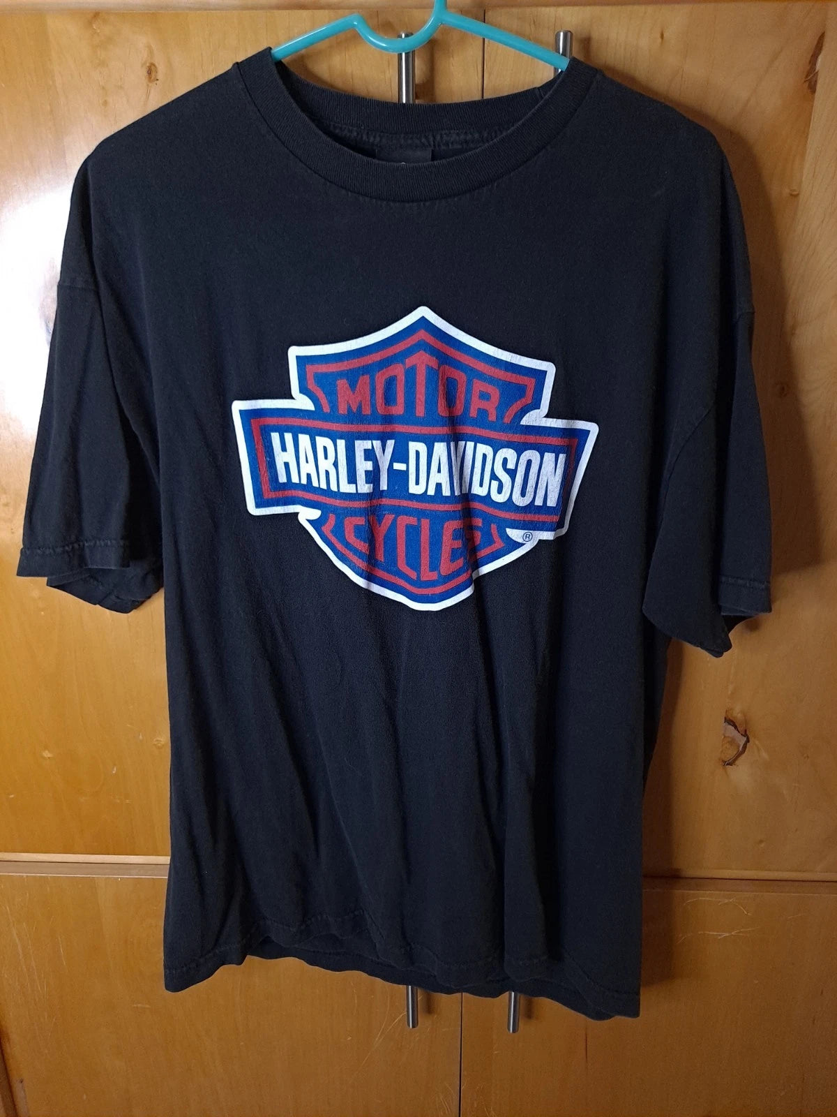 Harley Davidson T Shirt Mens XL Black Bald Eagle HD Munising MI