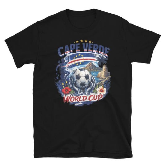 Cape Verde Island Pride World Cup Football Fan T-Shirt Supporter Edition Unisex