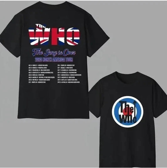 The Who Concert Tour 2025 T-shirt