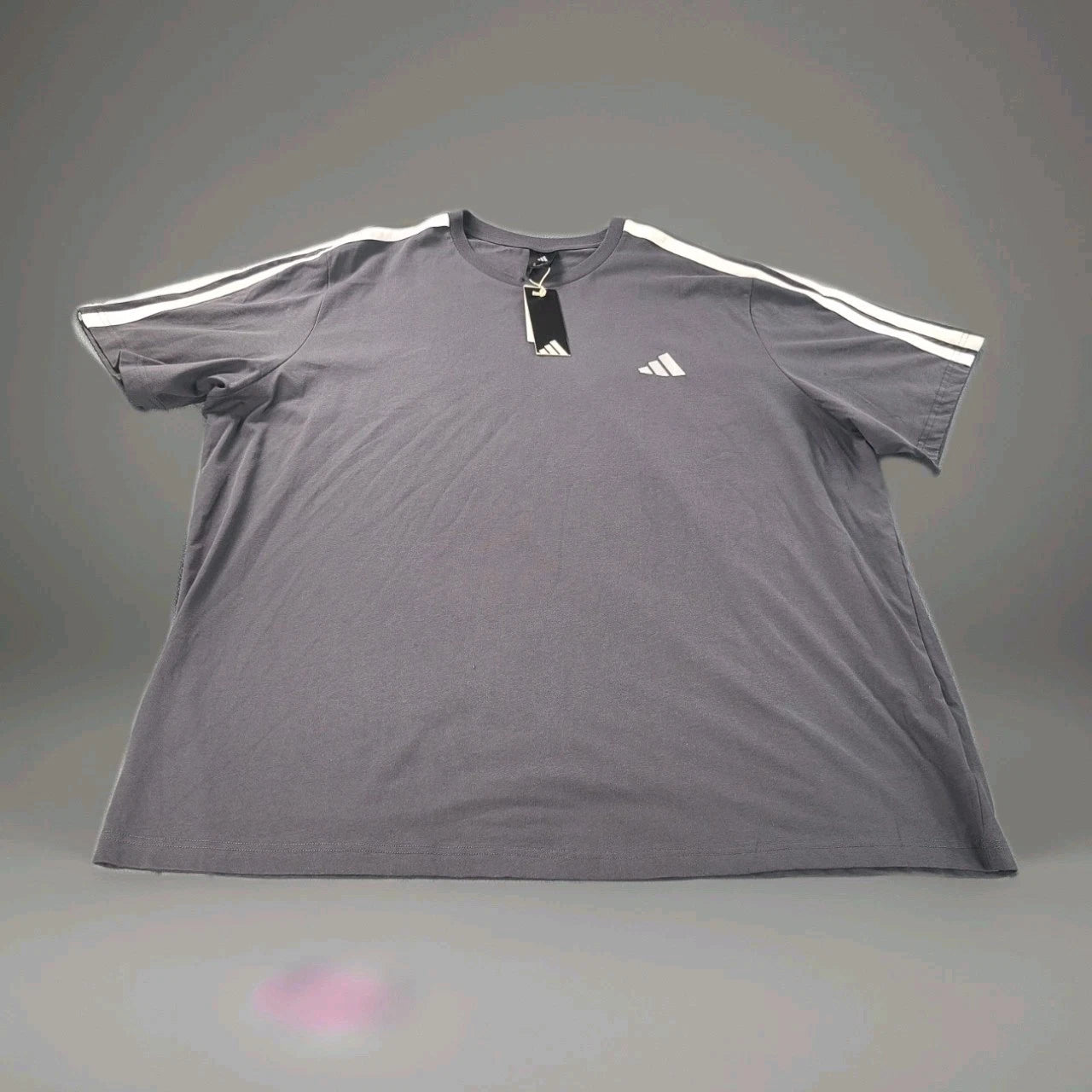 adidas Men's M 3S CO Gray TEE 3-Stripes "Multi Sport" #KG5484 SIZE 3XL