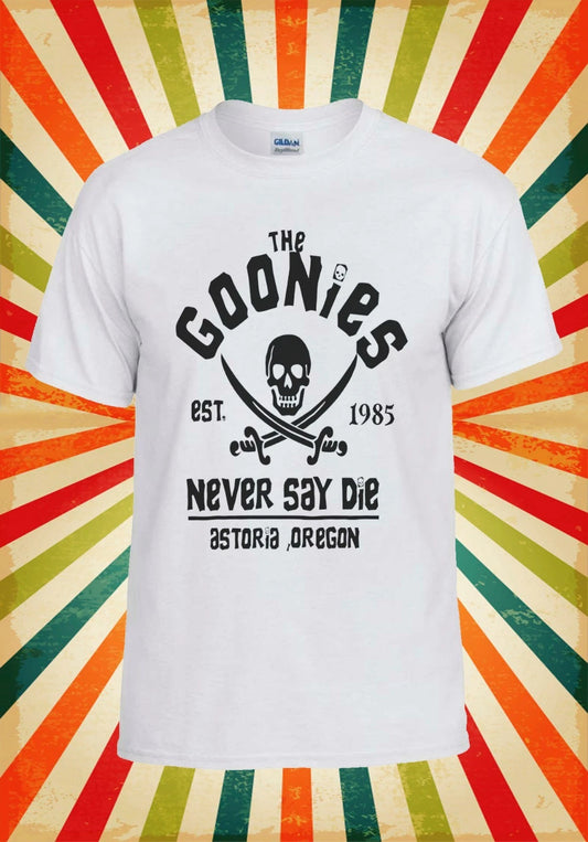 Distressed The Goonies Never Say Die Men Women Vest Tank Top Unisex T Shirt 1817