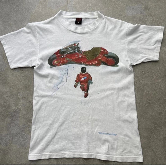 1988/1990’s RARE VINTAGE AKIRA KANEDA BIKE WALK T SHIRT  M