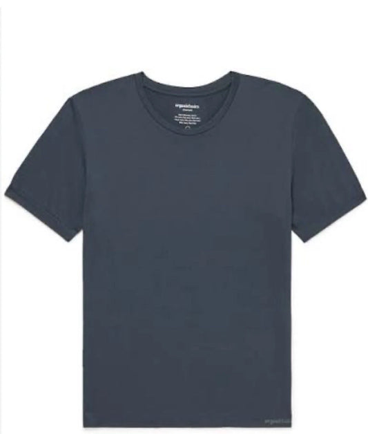 New w Tags ORGANIC BASICS - SilverTech Active  Nylon T-Shirt - Blue Medium/Large
