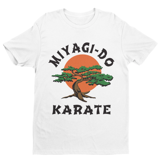 Retro Miyagi Do Karate T Shirt Kid 80s Movie Film Kai Cobra Mr Daniel Danielsan