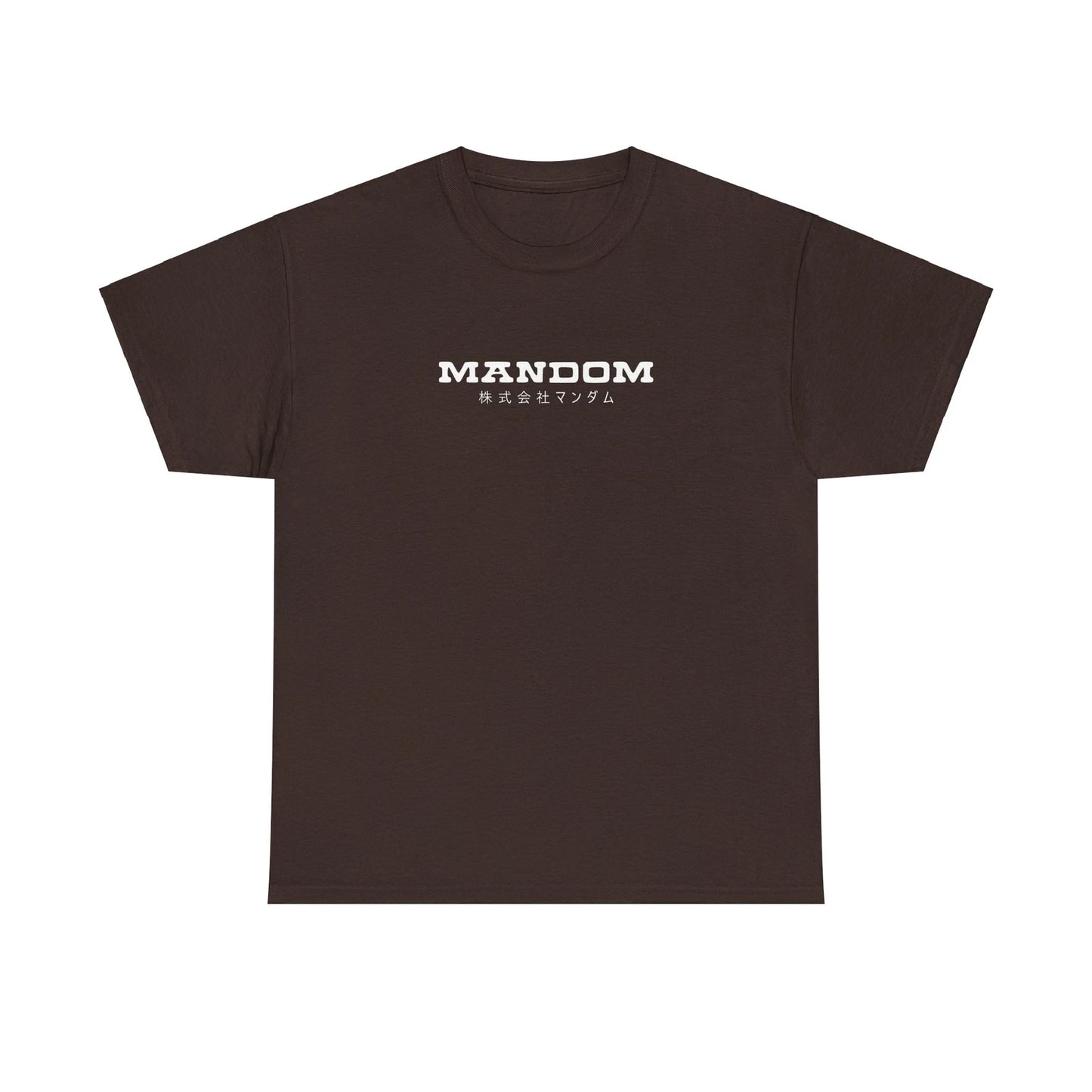Mandom 1970s Logo T-Shirt - Vintage Japan Kitsch Charles Bronson Gift Tee Retro