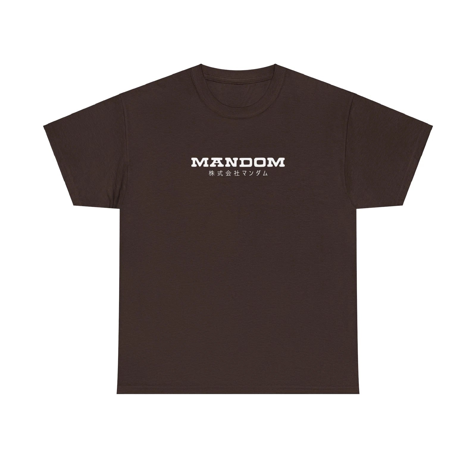 Mandom 1970s Logo T-Shirt - Vintage Japan Kitsch Charles Bronson Gift Tee Retro