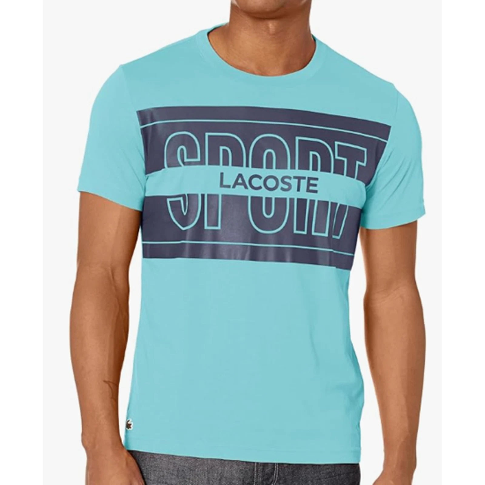 Lacoste Men's Short Sleeve Graphic Sport T-Shirt Anse S
