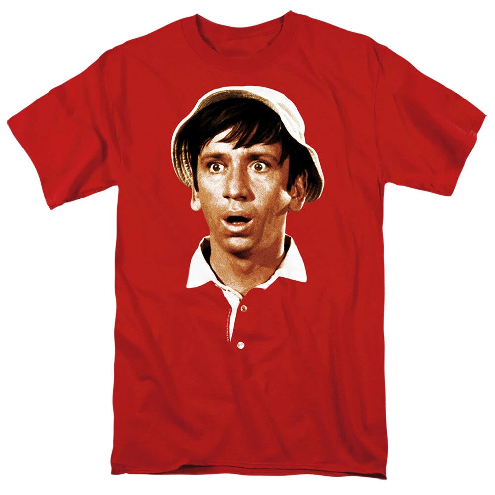 Gilligan's Island Gilligan Head T-Shirt Men's S-5XL Licensed TV Show Tee
