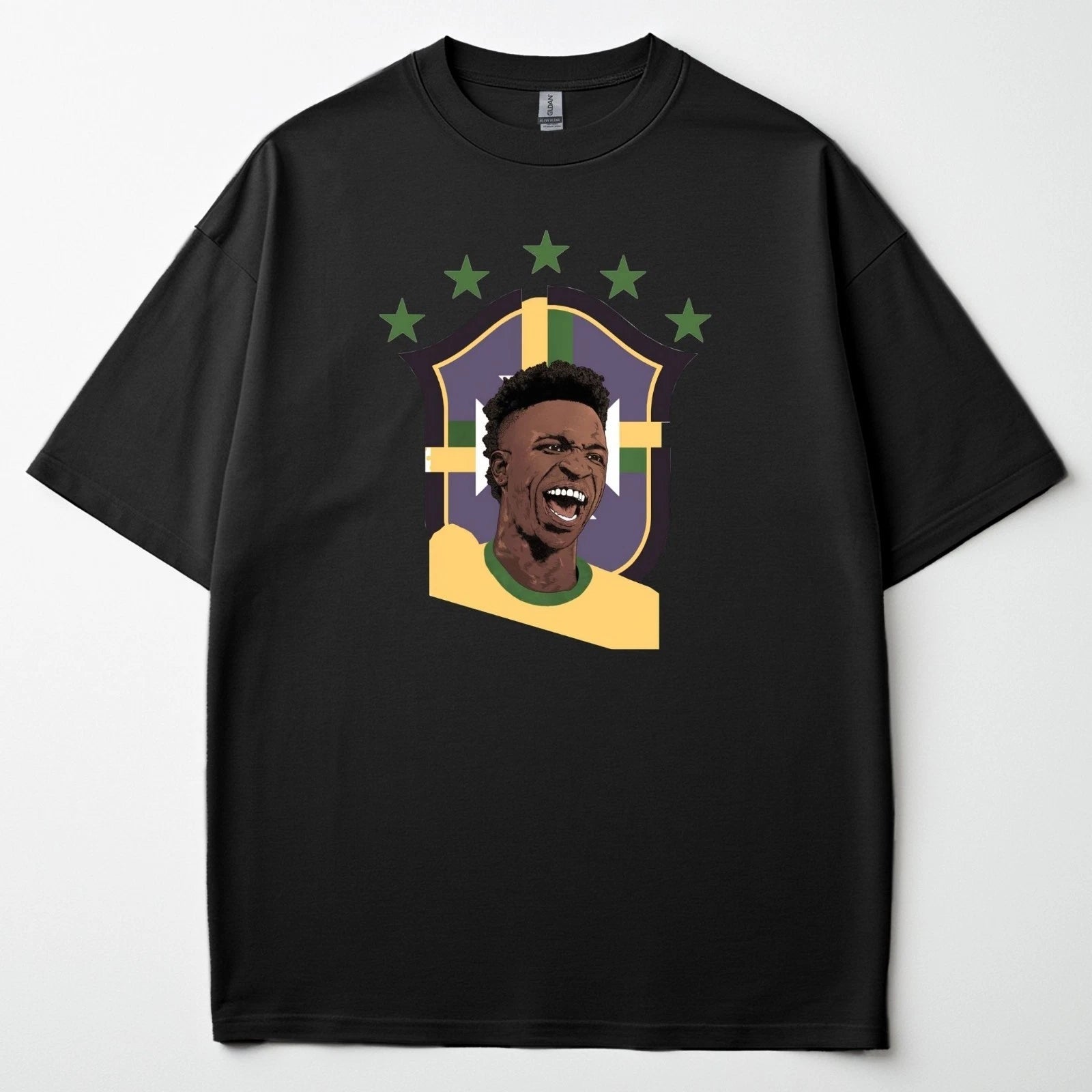 Vinicius Jr Brazil Shirt World Cup 2026 Soccer Fan Graphic Tee Football Gift