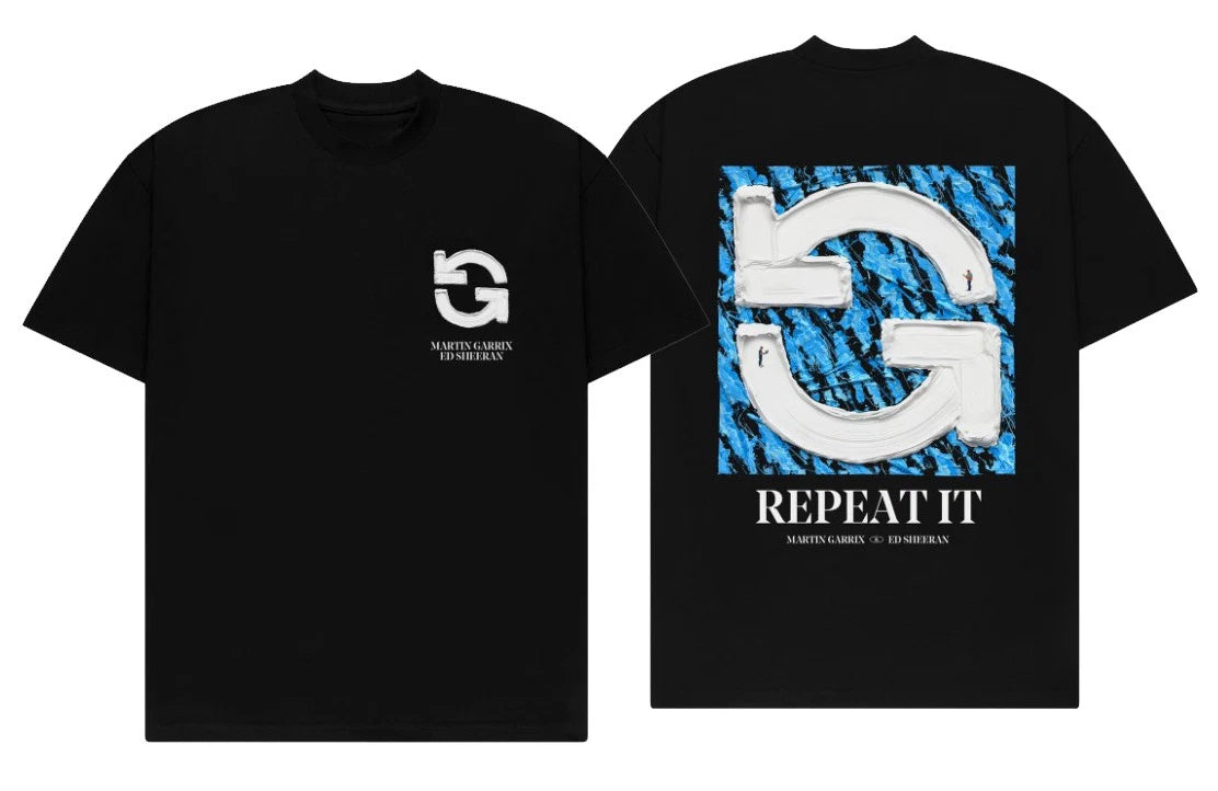 Martin Garrix & Ed Sheeran Repeat It T-Shirt Size S-5XL