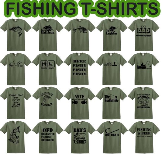 Fishing T-Shirt Gifts for Men- Fisherman Clothing Koi Dad Fathers Day Carp Tee