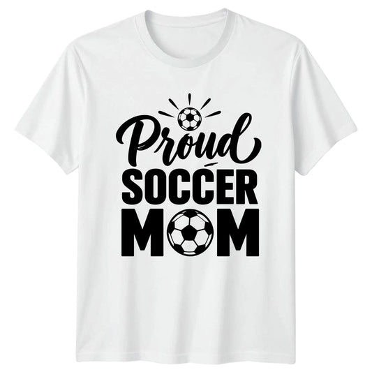 Proud Soccer Mom Womens T-Shirt Soccer Mom Soccer Mothers Day Gift For Her