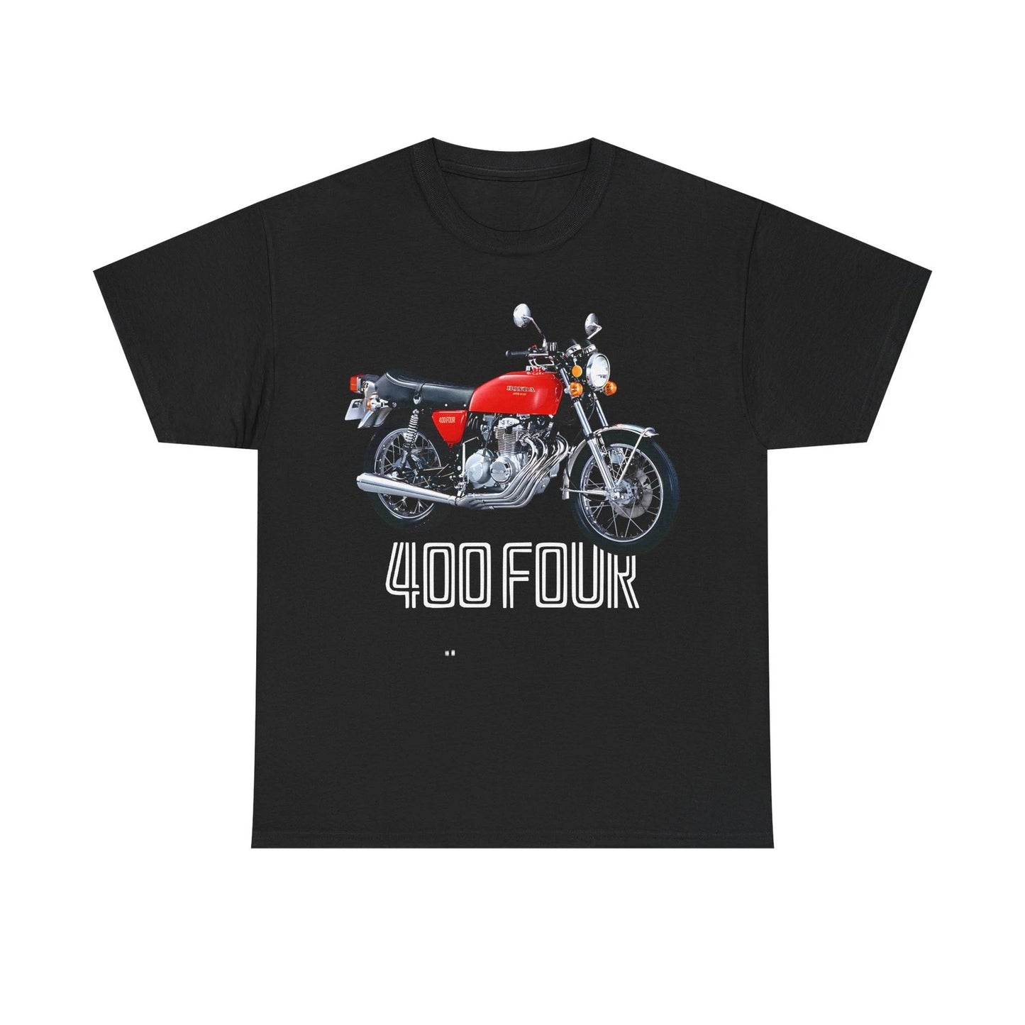 CB400 Four Classic Honda Motorcycle Heavy Cotton Tee , Sizes S-5XL Printed USA
