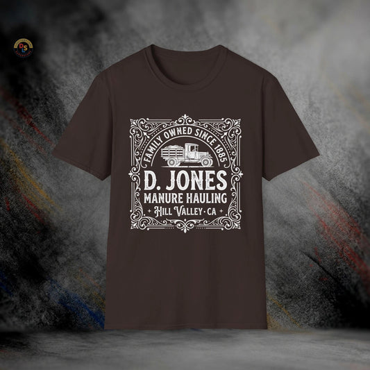 D. Jones Manure Hill Valley Back to the Future T-Shirt | Softstyle Tee