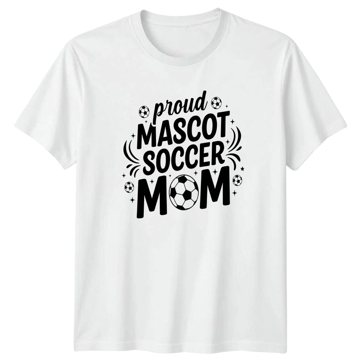 Proud Mascot Soccer Mom Womens T-Shirt Soccer Mothers Day Gift For Her