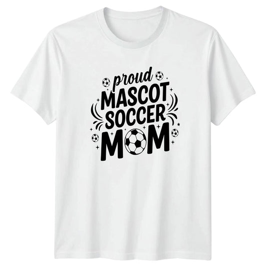 Proud Mascot Soccer Mom Womens T-Shirt Soccer Mothers Day Gift For Her