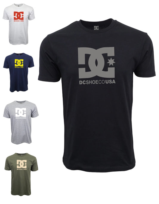 DC-SHOES CO USA LOGO GRAPHIC T SHIRT MORE COLOR OPTIONS