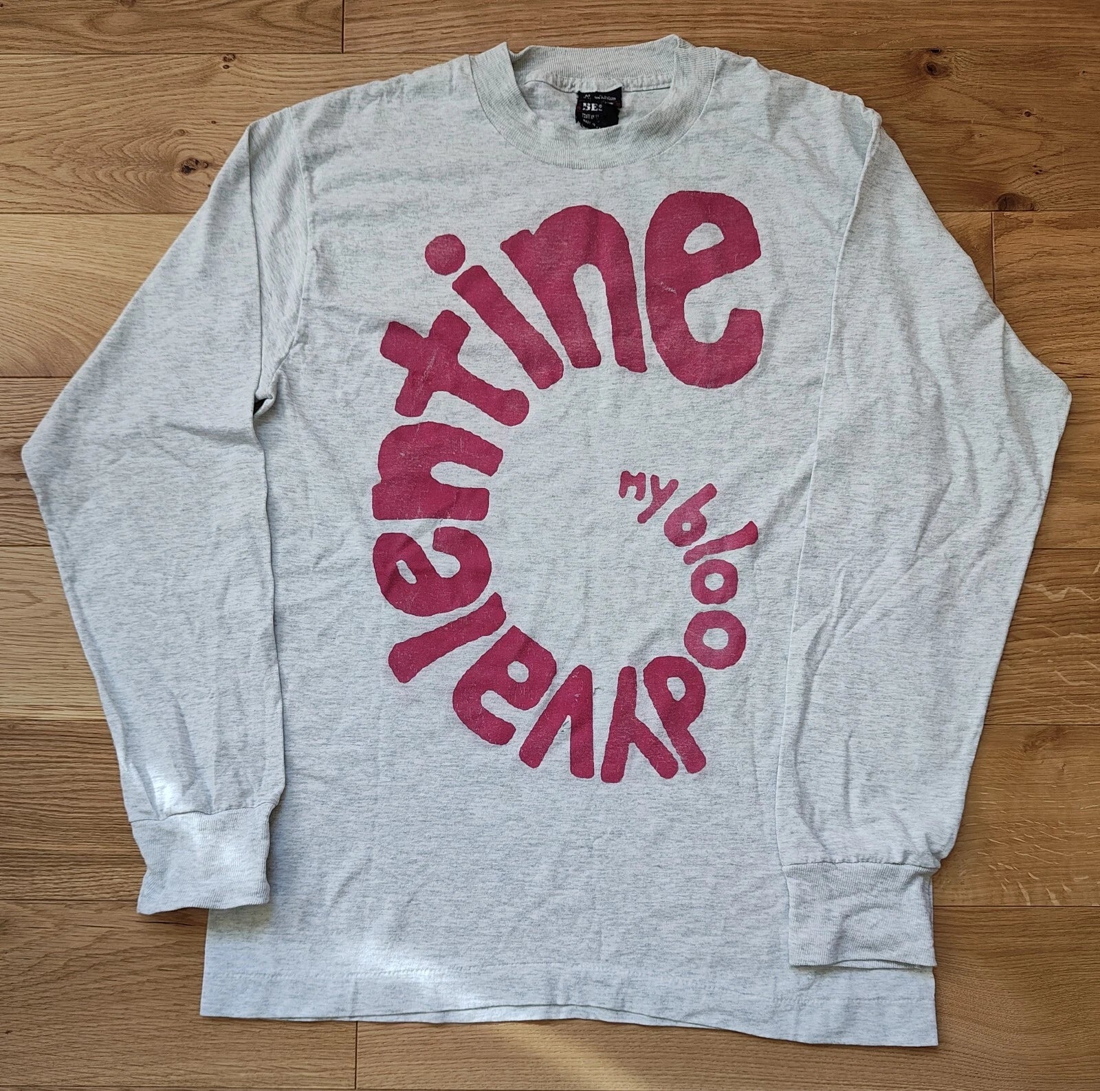 My Bloody Valentine T-shirt Loveless Spiral  Long Sleeve Grey