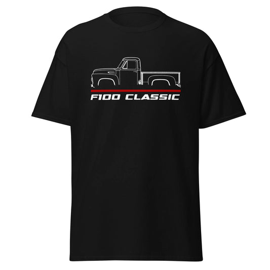 Premium T-Shirt For Ford F100 Classic Truck 1953 Car Fans Birthday Gift