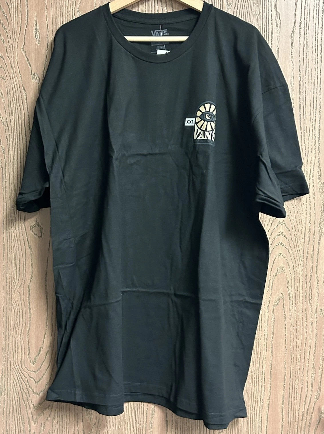 Vans Sight Short Sleeves Crew Tee In Black Size 2XL New