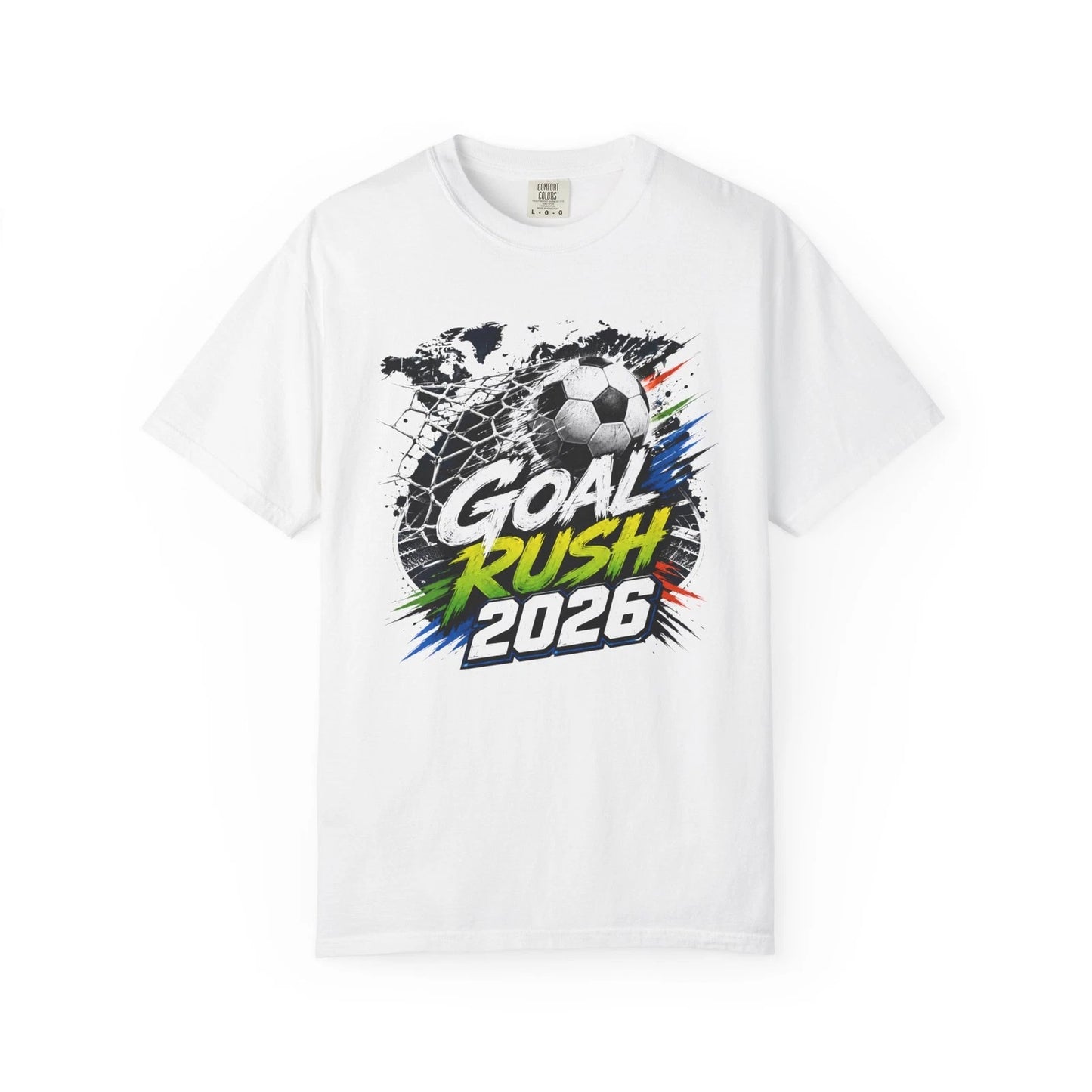 2026 Goal Rush Soccer Cup Lover Football Fan Graphic Tee Design