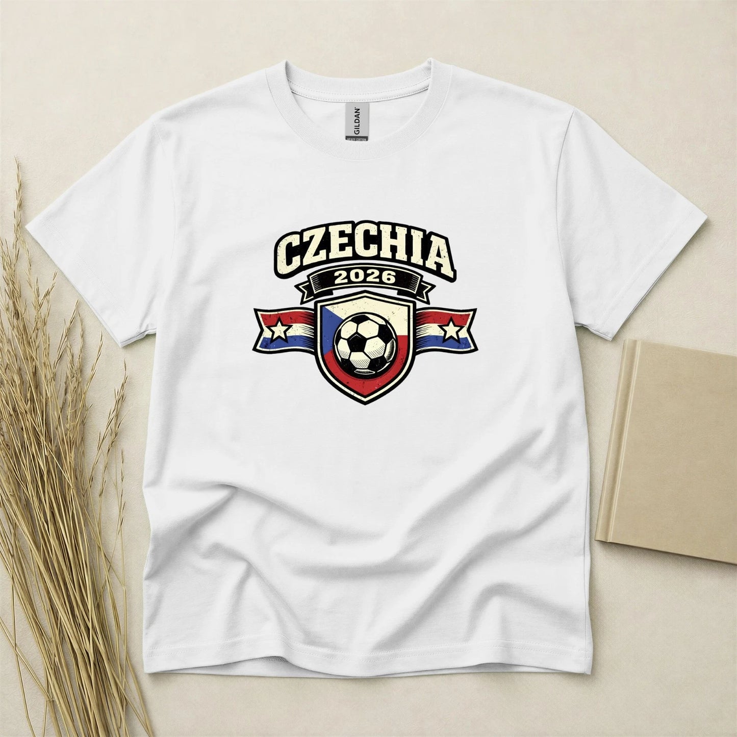 Czechia 2026 Football Fan T Shirt Soccer Supporters Gildan Cotton Family Top