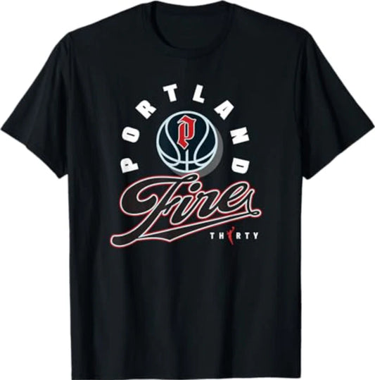 WNBA 30th Anniversary Boardwalk Portland Fire T-Shirt