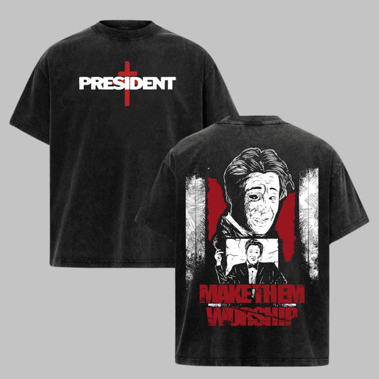 President Band T-Shirt Gothic Streetwear Gift For Fan Merch Music Graphic Tee