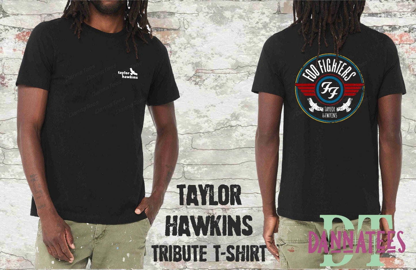 R.I.P. TAYLOR HAWKINS * FOO FIGHTERS * RIP Tribute T-shirt * T-shirt Unisex