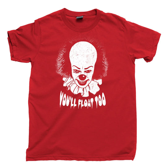 IT T Shirt PENNYWISE Killer Clown Chud Stephen King Derry Maine Losers Club Tee