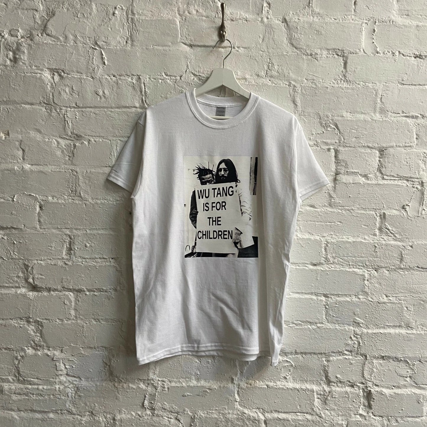 Actual Fact Shaolin  "For The Children" ODB & John Lennon Hip Hop Tee T Shirt