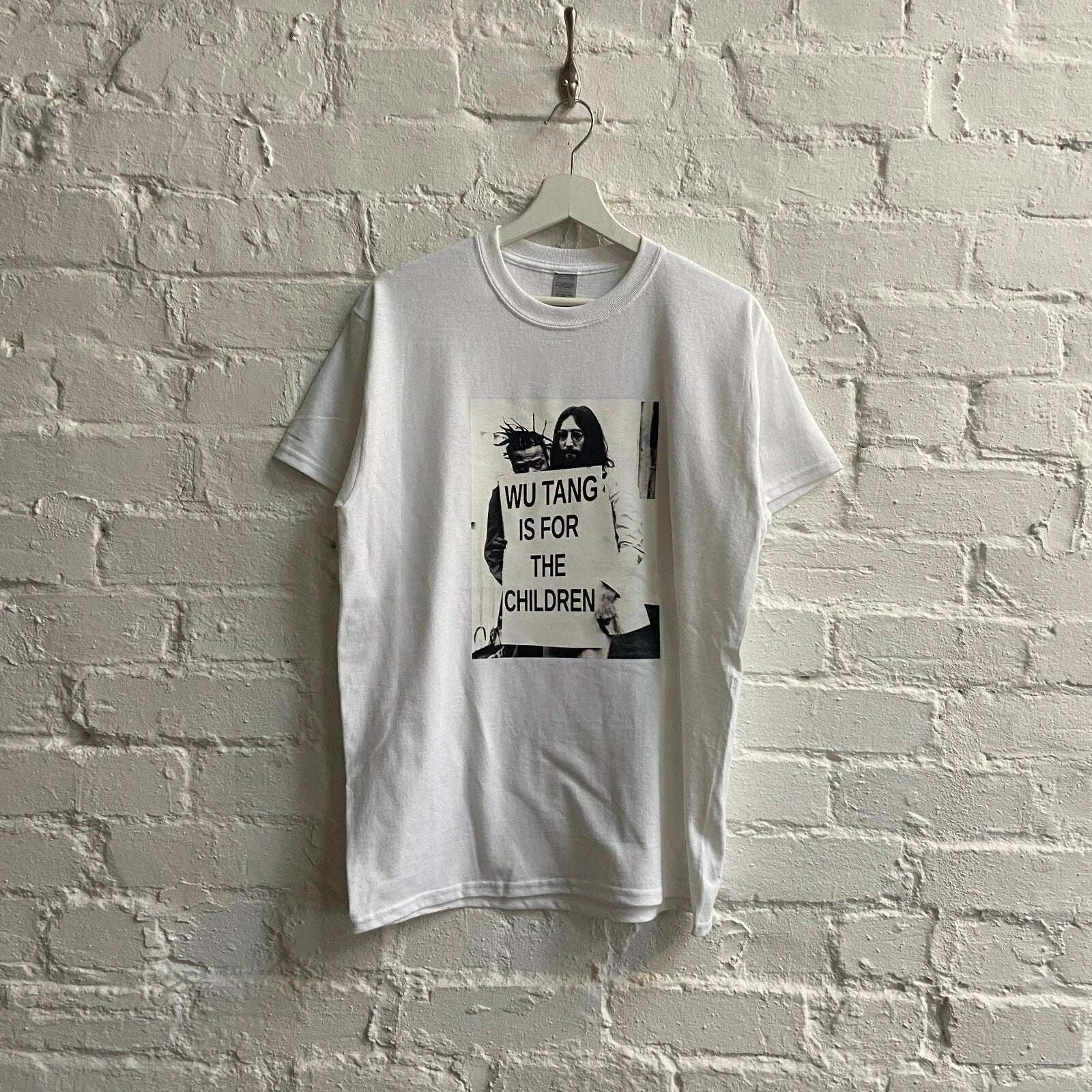 Actual Fact Shaolin  "For The Children" ODB & John Lennon Hip Hop Tee T Shirt