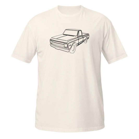 Comfy T-Shirt For Chevrolet C10 1970 Car Lovers Birthday Gift Stylish Tee