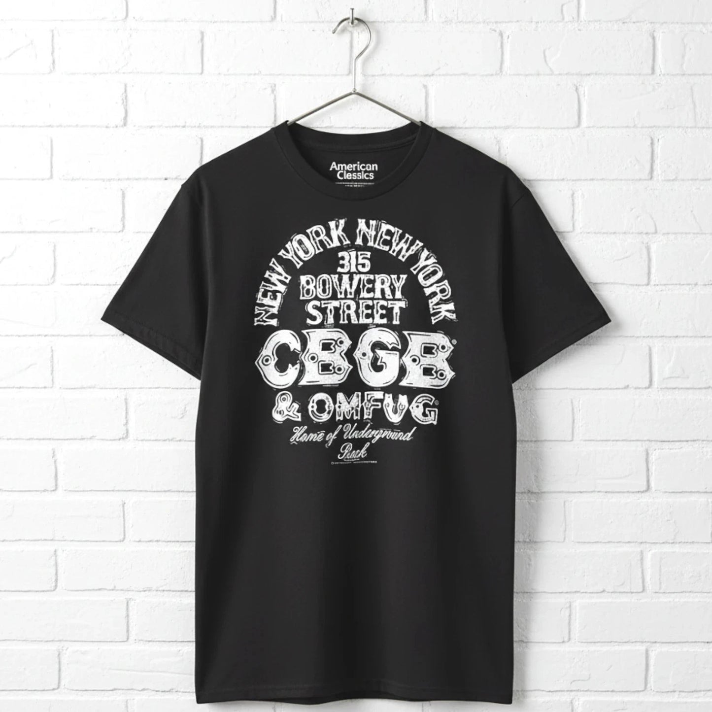 CBGB OMFUG New York Address Men's T Shirt