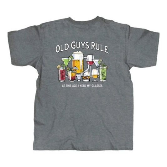 Old Guys Rule OG2251 - Glasses Short-Sleeve T-Shirt - Graphite Heather