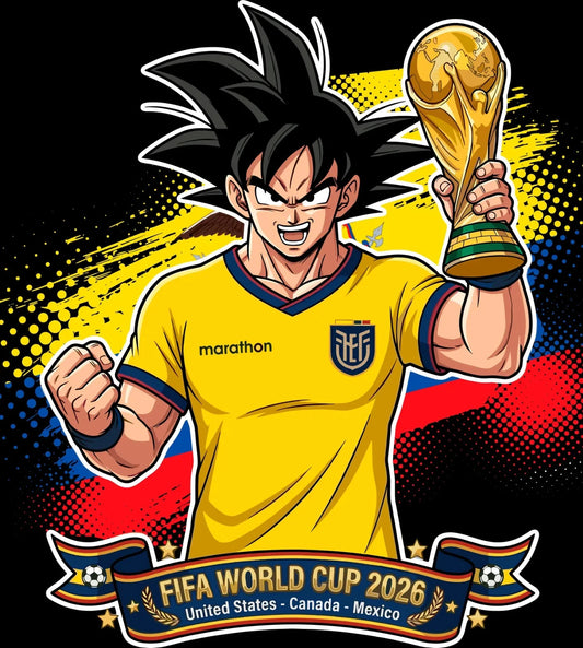 ecuador  World Cup Football DTF Iron On Heat Transfer Unisex Soccer T shirt