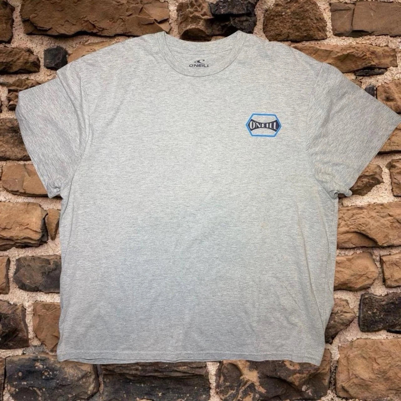 O'Neill Men's Short Sleeve Graphic T-Shirt Heather Grey Size XL Summer Surfwear