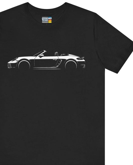 718 Porsche Boxster Silhouette Shirt : 982 Base / S / GTS (2017 - 2025)