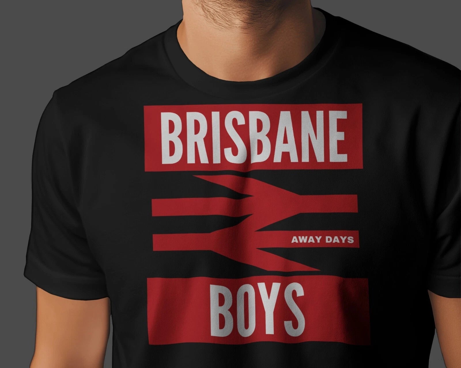 BRISBANE BOYS Away Days T-Shirt | Orient Hooligans | Unisex Organic